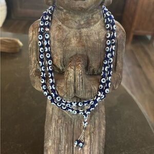 Elegant Blue Evil Eye Necklace
